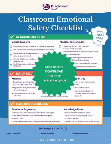 Classroom Emotional Safety Checklist.BlackbirdHealth