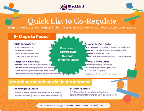 Co-Regulation Quick Reference.BlackbirdHealth